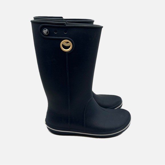 CROCS Shoes - Crocs Women’s Crocband™ Jaunt Boot Navy Blue